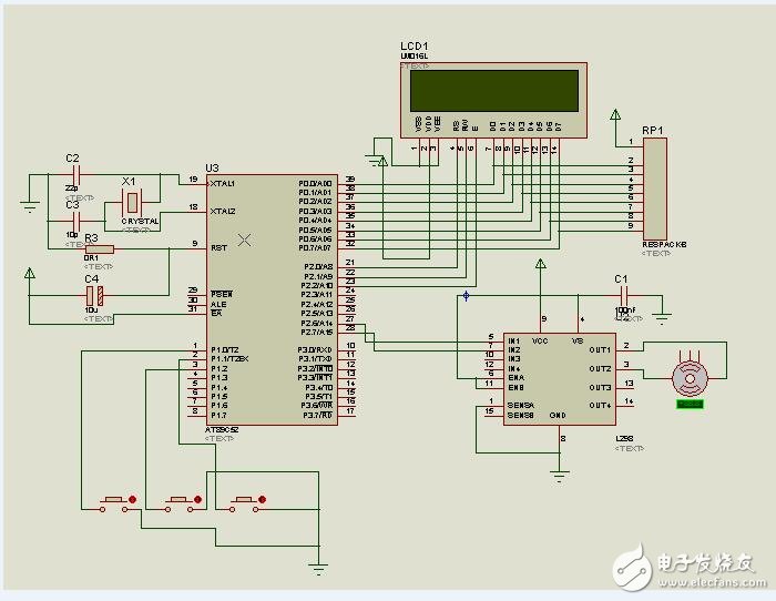 51單片機(jī)pwm按鍵控制直流電機(jī)加減速源程序