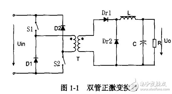 三電平雙管正激