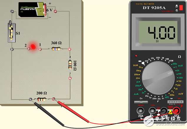 數(shù)字式萬用表直流電壓測量方法及步驟