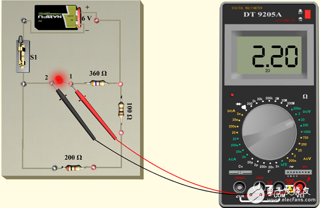 指針式萬用表交流電壓測(cè)量方法及步驟