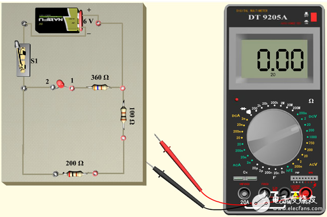 指針式萬用表交流電壓測(cè)量方法及步驟
