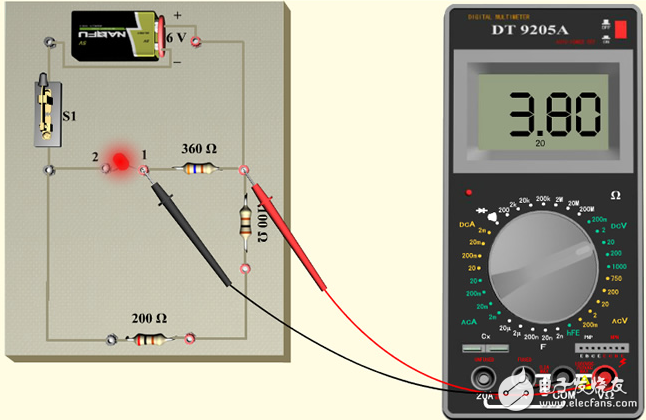 指針式萬用表交流電壓測(cè)量方法及步驟