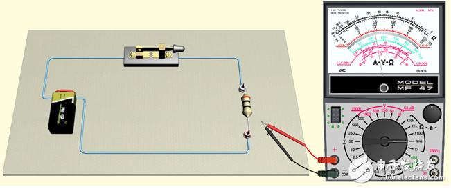 指針式萬(wàn)用表直流電壓測(cè)量方法與步驟