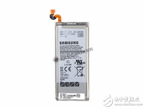 三星Galaxy Note8拆解詳情：你這是想不讓我換掉原裝電池呀！