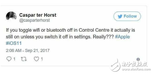 ios11正式版出現(xiàn)bug控制中心無(wú)法關(guān)WiFi和藍(lán)牙？怎么辦？一招教你搞定