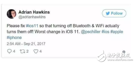 ios11正式版出現(xiàn)bug控制中心無(wú)法關(guān)WiFi和藍(lán)牙？怎么辦？一招教你搞定