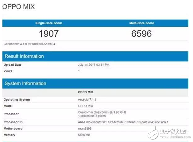 oppo mix現(xiàn)身數(shù)據(jù)庫，繼承find9和R系列意志的oppo全面屏手機(jī)，硬件達(dá)到旗艦級