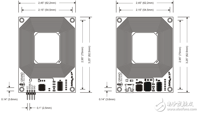 RFID讀卡器串行（# 28140）RFID讀卡器USB（# 28340）