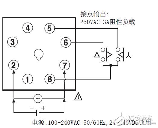 ATS8SD-4三角計(jì)時(shí)器的型號(hào)說明及接線