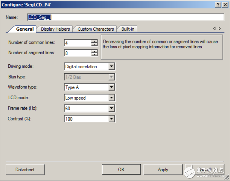 段式 LCD 組件可使用復用率在不同的電壓電平下直接驅(qū)動各種 LCD 顯示屏