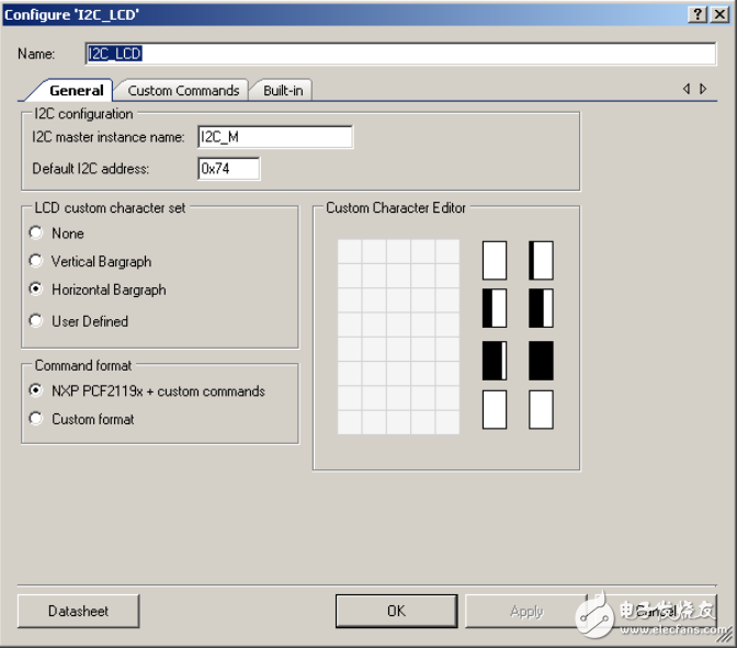 I2C LCD 器件通過驅(qū)動(dòng)帶有 I2C 接口的 2 線式 16 字符 LCD