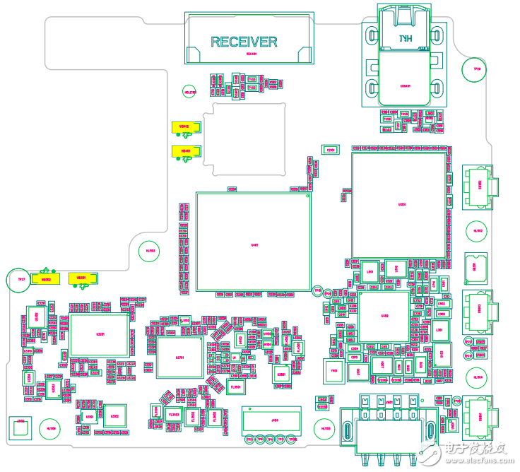 紅米2 2014813 位號圖