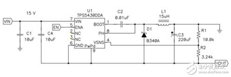 tps5430輸出負電壓分析與計算