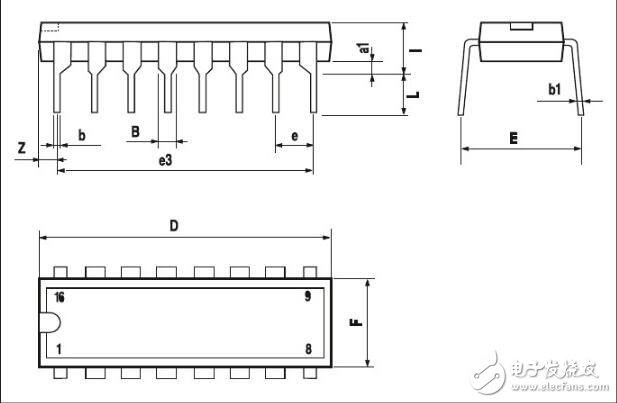 uln2003封裝圖，uln2003封裝信息詳解