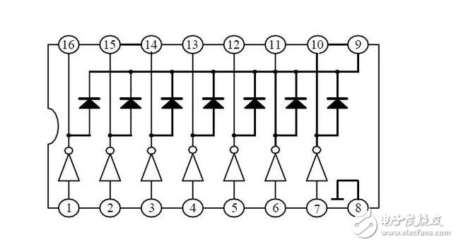 如何用萬用表檢測ULN2003ag集成塊的好壞？