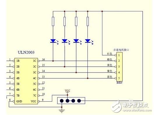 ULN2003如何驅(qū)動(dòng)5V步進(jìn)電機(jī)