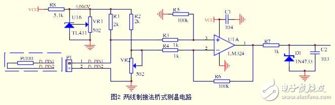 PT100溫度傳感器測溫電路，熱電阻Pt100測溫電路調(diào)試體會