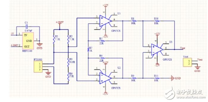 PT1000溫度測(cè)量，PT1000溫度檢測(cè)和控制