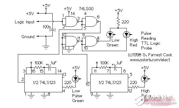 74ls00典型應(yīng)用電路圖