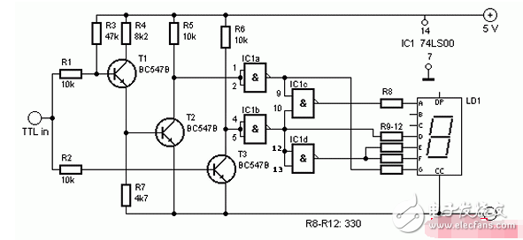 74ls00典型應(yīng)用電路圖