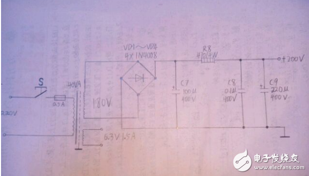 推挽電路圖全集（6n5、6N16B、6N11+6N5、6T1+6N15等推挽電路）