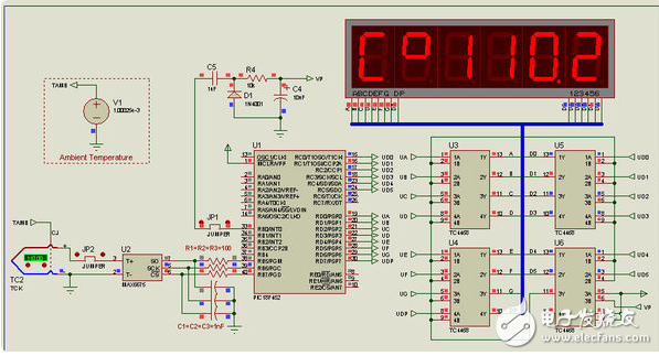單片機(jī)和K型熱電偶的溫度測量儀