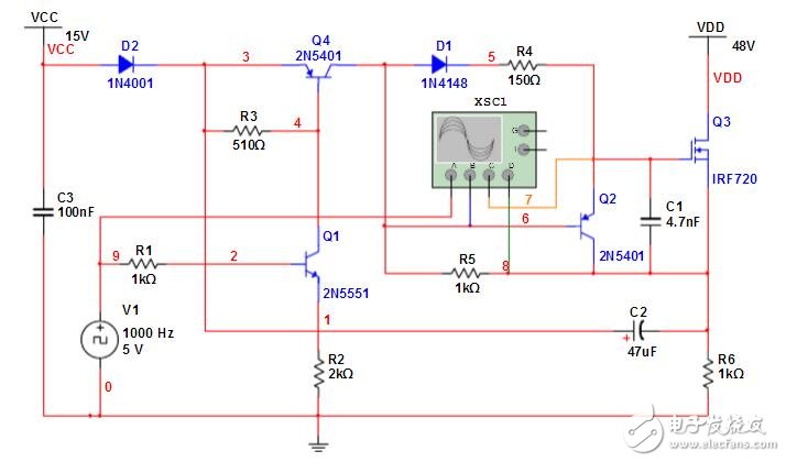 nmos高端驅(qū)動自舉電路
