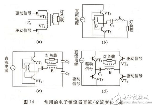 電子鎮(zhèn)流器電路圖原理圖分析