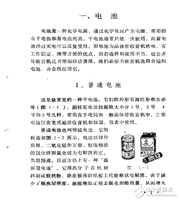 《晶體管收音機(jī)電源》