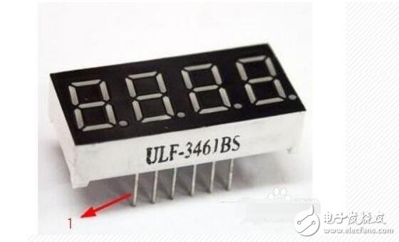 如何區(qū)分1位和4位數(shù)碼管引腳圖