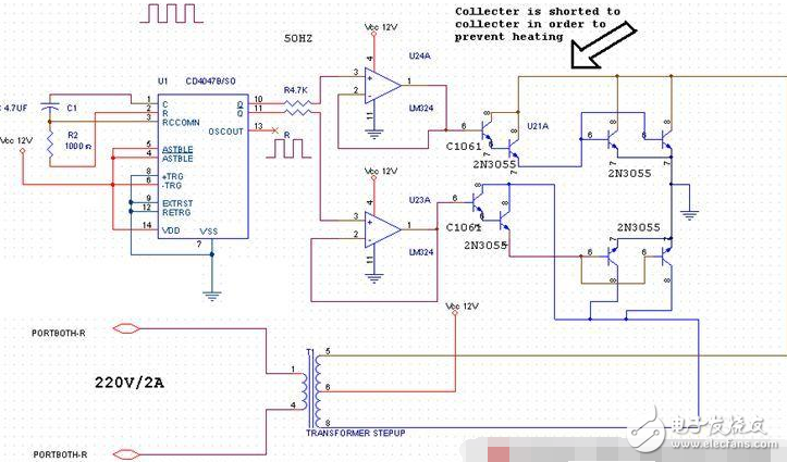 cd4047應(yīng)用電路圖解（信號(hào)控制電路圖、逆變器電路圖）