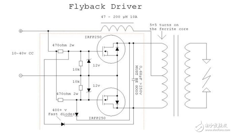 如何自制最簡單zvs升壓電路圖?其操作步驟解析