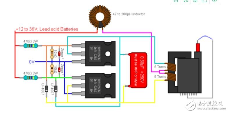如何自制最簡單zvs升壓電路圖?其操作步驟解析