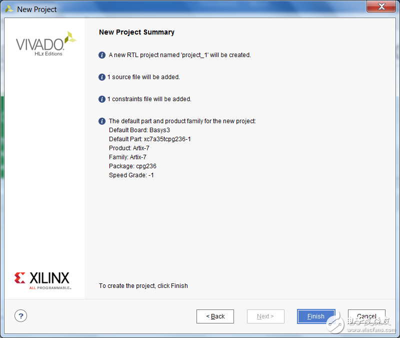 創(chuàng)建工程項(xiàng)目并使用三種方法下載工程項(xiàng)目到Basys3 FPGA開發(fā)板上教程