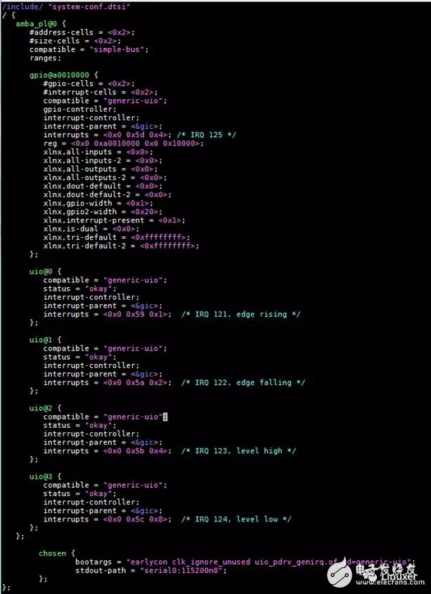 基于Xilinx Zynq UtralScale+(MPSoC)ZCU102嵌入式評估板實現(xiàn)多個UIO開發(fā)并完成測試的實驗