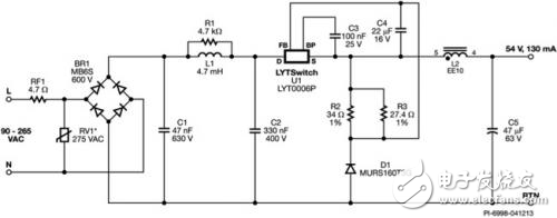 基于LYTSwitch-0設計的適用于全球所有國家和地區(qū)的燈泡