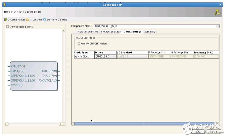 IBERT IP及運(yùn)行工程生成配置文件與GTX管腳的驗證