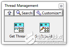 圖2.線程管理函數(shù)選板包含有效管理線程的函數(shù)。