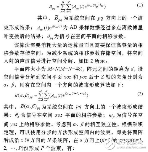 相控陣三維聲吶信號采集與處理系統(tǒng)