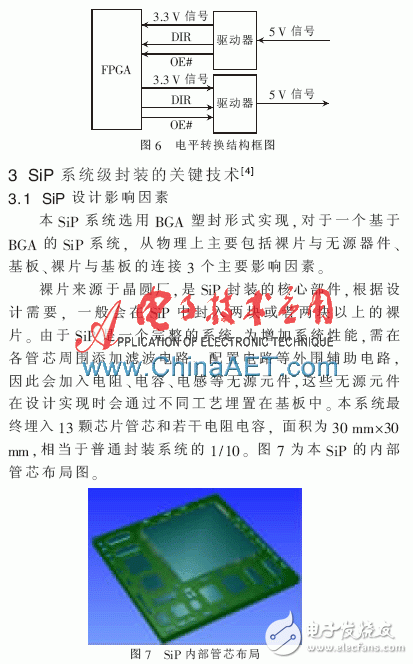 基于ARM和FPGA的SiP系統(tǒng)級封裝設計
