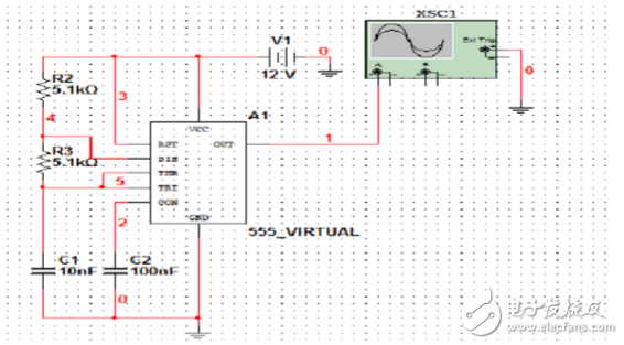 占空比可調方波發(fā)生器電路及其原理分析