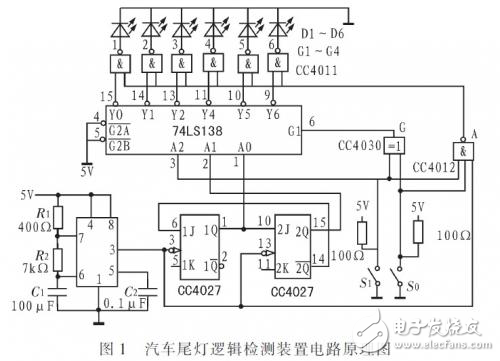 汽車尾燈邏輯檢測(cè)裝置的設(shè)計(jì)