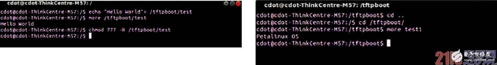 圖9:在客戶端接收文件的快照