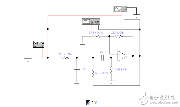 RC有源濾波器的設計