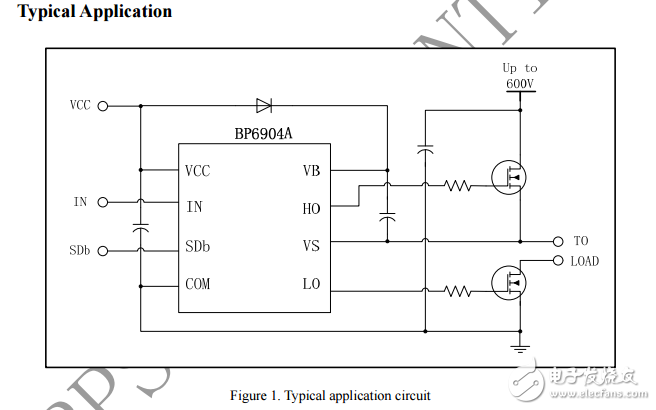 bp6904a 600V半橋預(yù)驅(qū)動(dòng)器