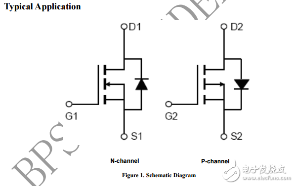 BPM0303CS  30V互補(bǔ)MOSFET