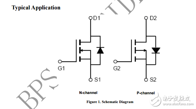 BPM0405CG低壓mos 40V互補(bǔ)MOSFET