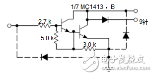 mc1413引腳圖及功能_mc1413內(nèi)部電路圖