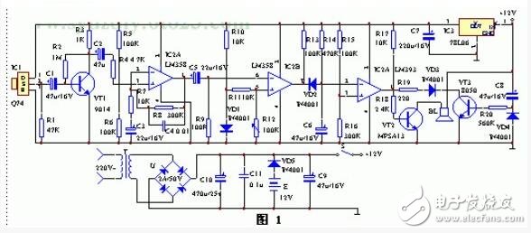 LM358內(nèi)部包括有兩個(gè)獨(dú)立的、高增益、內(nèi)部頻率補(bǔ)償?shù)碾p運(yùn)算放大器，適合于電源電壓范圍很寬的單電源使用，也適用于雙電源工作模式，在推薦的工作條件下，電源電流與電源電壓無(wú)關(guān)。它的使用范圍包括傳感放大器、直流增益模塊和其他所有可用單電源供電的使用運(yùn)算放大器的場(chǎng)合。