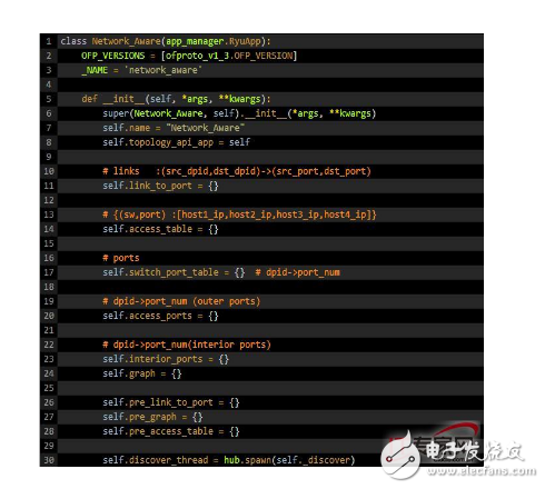 SDN網(wǎng)絡(luò)感知服務(wù)與最短路徑的結(jié)構(gòu)和分析以及流量統(tǒng)計